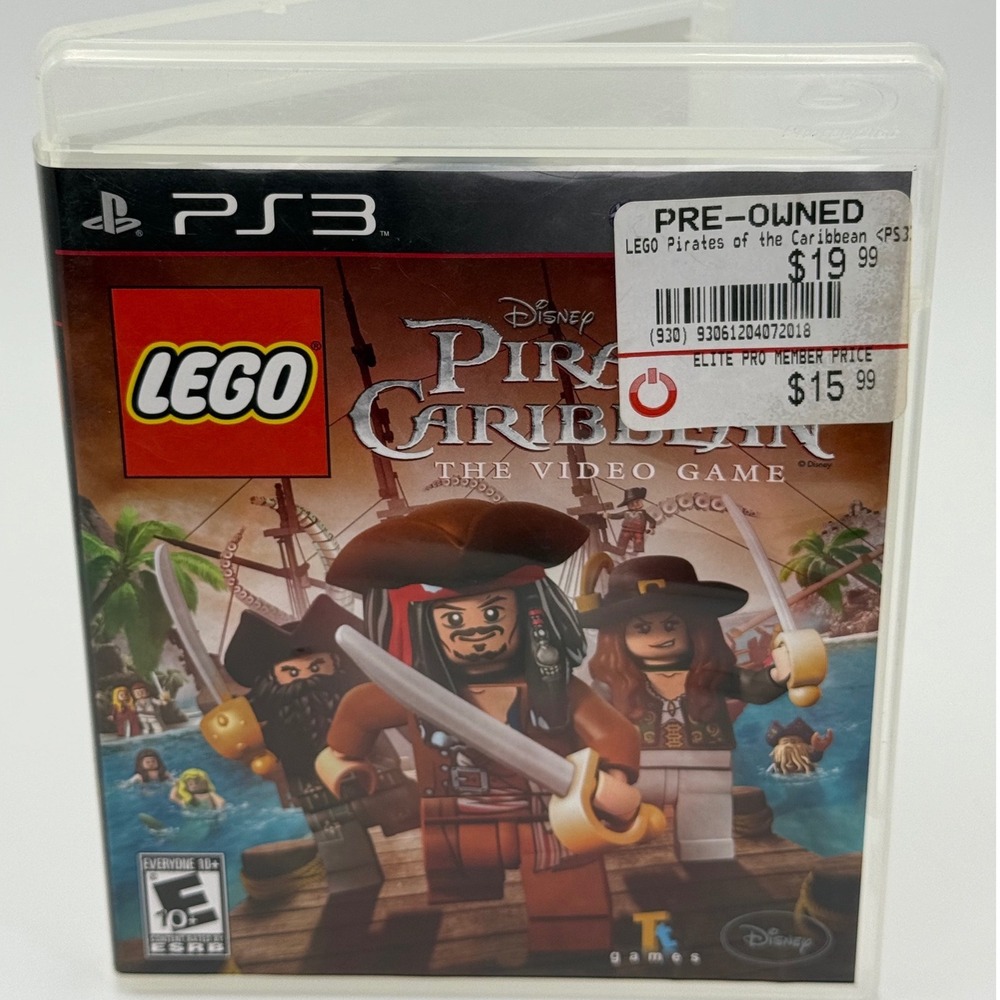 LEGO Pirates of the Caribbean The Video Game Sony PS3 PlayStation 3 Disney 2011